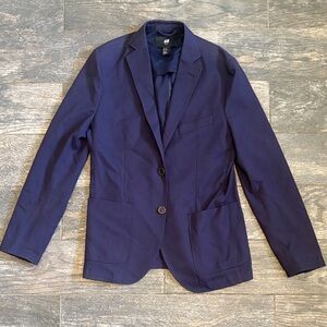 H&M Men's Navy Blazer Size 38 Slim